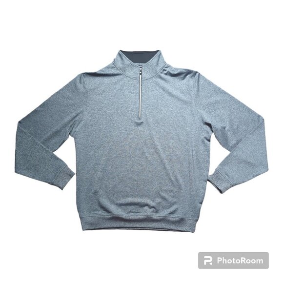 FootJoy Half Zip Men's Pullover with Zipper Color Heather Gray Size M - Picture 1 of 8